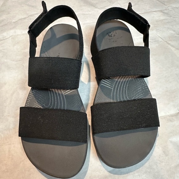 Clarks Navy Blue Sandals - Picture 7 of 12